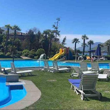 Appartamento Con Piscina E Sauna Bissone Exterior foto